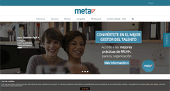 Desktop Screenshot of meta4.cl