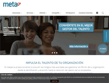 Tablet Screenshot of americalatina.meta4.com