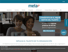 Tablet Screenshot of meta4.com.ar