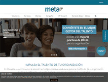 Tablet Screenshot of meta4.com.mx