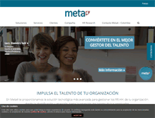 Tablet Screenshot of meta4.com.co